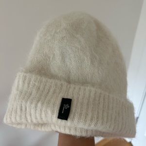 Moncler White Wool beanie